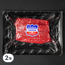 미트엔조이 미국산 초이스 부채살 구이용 (냉장), 250g, 2개