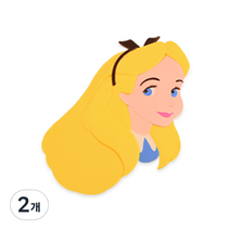 세븐스타 디즈니 프린세스 얼굴모양 손거울, 앨리스, 2개