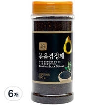 꼬손 볶음 검정깨, 6개, 200g
