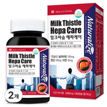 네추럴라이즈 밀크씨슬 헤파케어, 90정, 90g, 2개