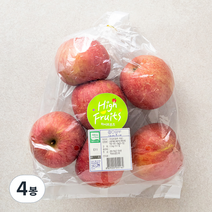 하이프루츠 저탄소인증 의성 사과, 1.5kg (5~7입), 중과, 4봉