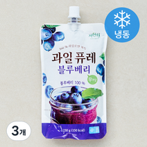 자연원 요리조리 과일퓨레 블루베리 (냉동), 230g, 3개