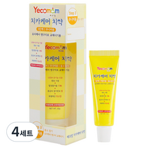 예꼬맘 치카케어 3단계 주니어용 고불소 치약 60g + 미니 치약 15g, 4세트