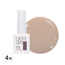 아이빛 네일아트 젬젤 컬러 젤네일 10ml, 34 노랑흰황색, 4개
