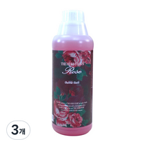 더허브스토리 버블바스 로즈, 1000ml, 3개