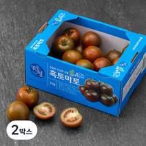 농협 강원 맑은청 흑토마토, 2kg, 2박스