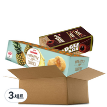 퍼지바 초코 504g + 타타와 파인애플잼 쿠키 600g, 3세트