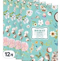 부케가르니 퍼퓸드 샤쉐 옷장방향제 소프트코튼, 20g, 12개, 파우더/비누향