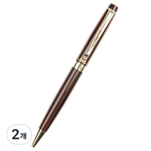 스위스와그너 PRESTIGE 볼펜 SW-PR, 브라운(BR/G), 2개
