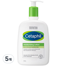 세타필 모이스춰라이징 대용량 로션, 5개, 591ml