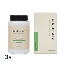 버블데이 거품목욕 아로마 입욕제 피톤치트, 360g, 3개