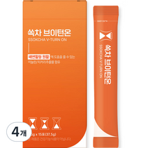 쏙차 브이턴온 15p, 2.5g, 15개입, 4개