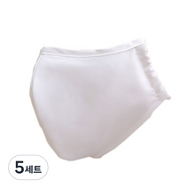 빨아쓰는 쫀쫀이 마스크 화이트 소형 + 이어밴드, 5세트, 1매
