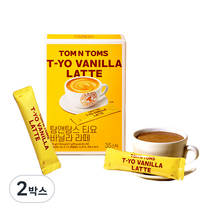 탐앤탐스 티요 바닐라 라떼, 21g, 2박스