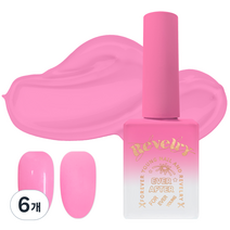 레블리 젤네일 시럽젤, S016 플라밍고, 10ml, 6개