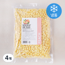 웰프레쉬 복숭아 (냉동), 1kg, 4개