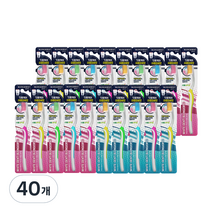 아토세이프 화이트 덴티 본조르노 미세모 칫솔 랜덤 발송, 1개입, 40개