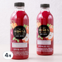아침에주스 블랙라벨 ABC주스, 4개, 750ml
