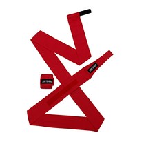 제로투히어로 면 헬스 손목보호대 RED 양쪽 세트, 1세트