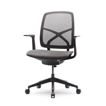 생활지음 피노 의자, 프레임(블랙), 등/좌판(그레이)