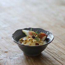 오체어스 러블리라인 꽃접시 디저트볼 10cm 5p 세트, 그레이, 1세트