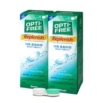 옵티프리 리플레니시 렌즈세정액 420ml x 2p + 렌즈케이스, 1세트