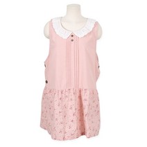 달콤노리 카라 빅 레이스 앞치마, 핑크, 1개