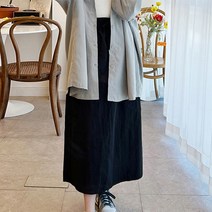 끌레느모네 여성용 고프코어 포켓 포인트 스커트 치마