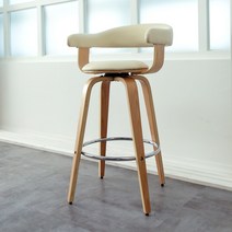 에이비퍼니쳐 채플린 회전 홈바 의자 60cm, 베이지