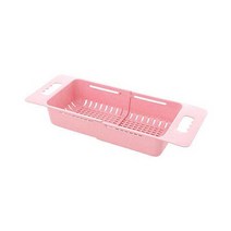 리씨상점 주방 씽크대 물빠짐 트레이, 핑크