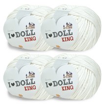 니뜨 아이돌킹 뜨개실 45g x 4p, 49 화이트