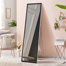 에이스홈 코코 사각 와이드M 스탠드 전신거울, 블랙