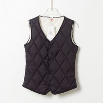 마켓에이 여성용 벨벳 웜 라이너 퀼팅 조끼