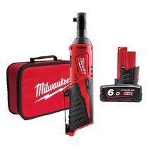밀워키 12V 임팩트 라쳇 베어툴 M12 IR(M12 IR-0B) + 12V 6.0Ah M12 B6, 1세트