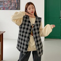 로미스토리 양면 리버시블 베스트 점퍼