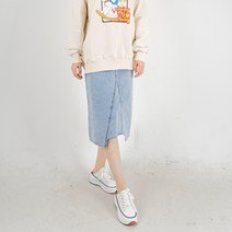 더간지 베이직 라인 청치마