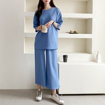 티탁 여성용 빅사이즈 블랙애플 데일리 상하의 세트