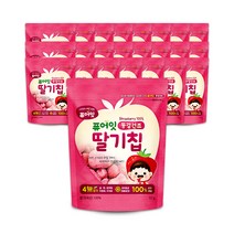퓨어잇 동결건조 딸기칩, 25개, 딸기