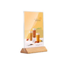 헤이러쉬 아크릴 메뉴판꽂이 세로 2, 1개