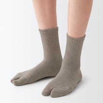 무인양품 MUJI 여성용 굿피트 직각 발에 맞춰주는 타비형 양말 DAJ27A2A 5켤레 세트