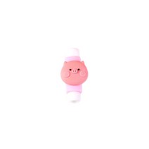 디에스 미니 휴대폰 케이블 보호캡, 돼지, 1개
