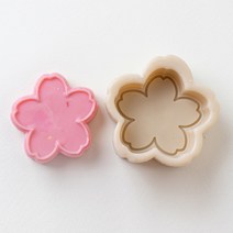 앵글띵 무쿠무쿠 민무늬 벚꽃 꽃잎 실리콘몰드, 혼합색상