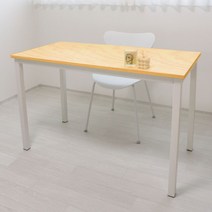 가구느낌 준테이블 1600 x 600 x 760 mm, 네추럴 화이트