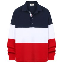 네스파 남여공용 쓰리언 긴팔 카라 티셔츠 SCJ_0034