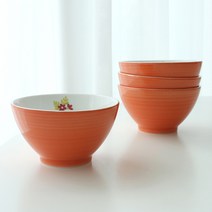 로코리빙 엘리나 공기, 오렌지, 4개