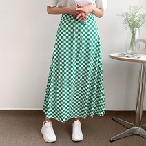 헤이진 체스 플레어 밴딩 스커트 SK30