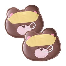 캐릭터 여름 쿨 매트 방석 YT_RC395 2p, 쿨쿨베어