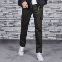 타운클로 남성용 스판 밴딩 카고 면 팬츠 J233