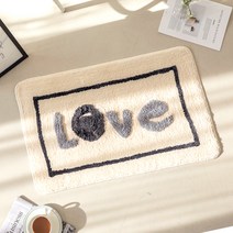 마더스홈 핸드메이드 3D 시그니처 발매트 대형, 러브
