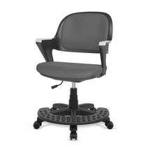 알라딘플로 발받침대 메쉬 의자 AR-369, 블랙(바디) + 올그레이